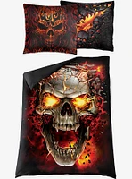 Skull Blast Single Duvet Reversible Bedding Set