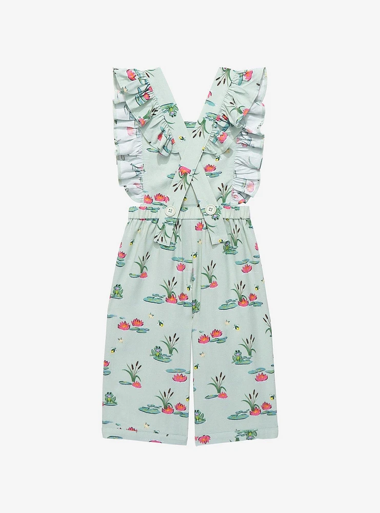 Disney the Princess and Frog Lily Pads & Flowers Toddler Ruffle Jumper - BoxLunch Exclusive