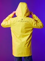 Coraline Cosplay Yellow Girls Raincoat