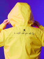 Coraline Cosplay Yellow Girls Raincoat