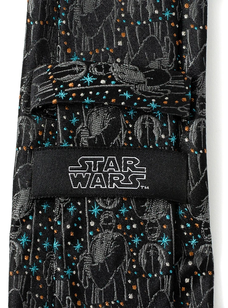 Star Wars Obi Wan Kenobi Gray Men's Tie