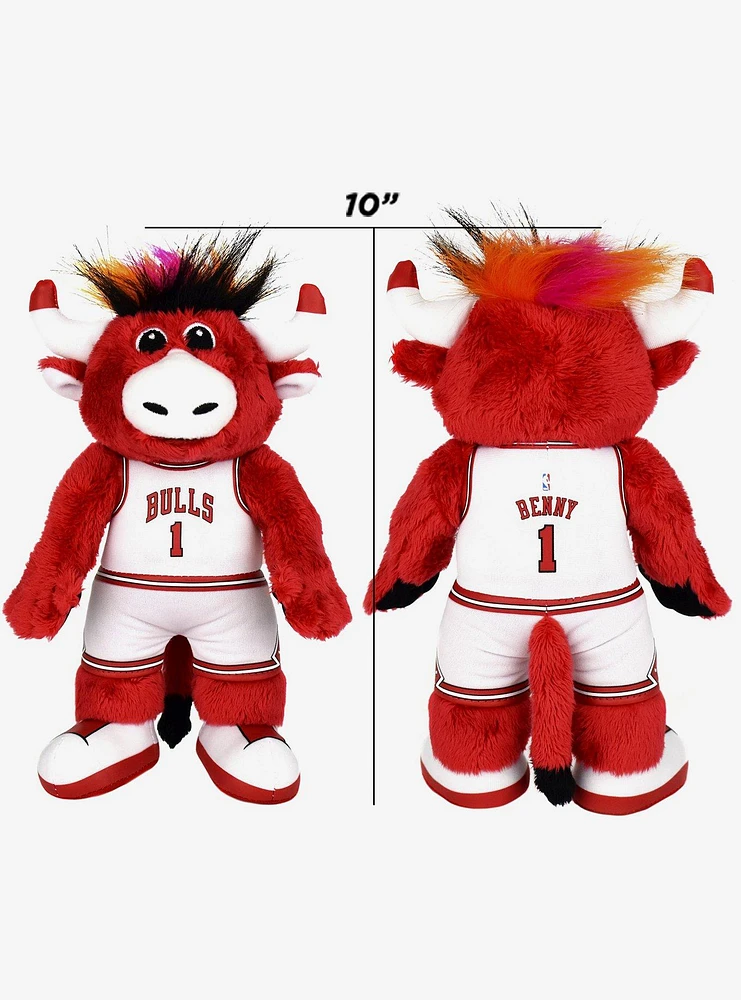NBA Chicago Bulls Benny The Bull 10" Bleacher Creatures Plush Figure