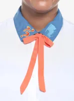 Scooby-Doo! Fred Girls Woven Button-Up Plus Size