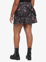Emily The Strange O-Ring Suspender Skirt Plus Size
