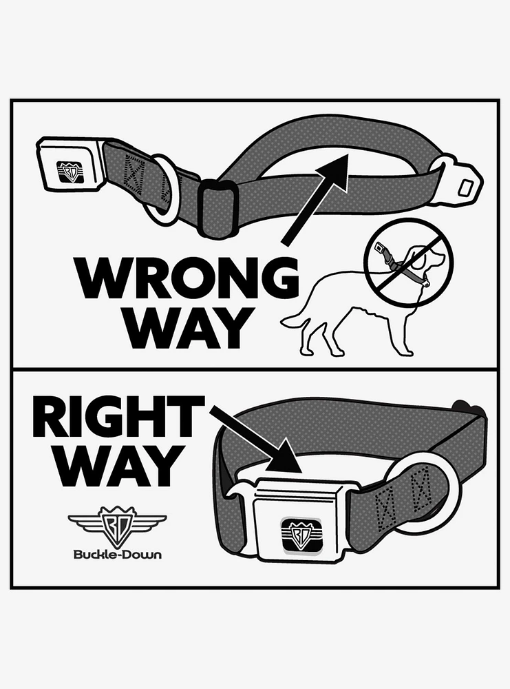 Star Wars Book of Boba Fett Script and Logo Seatbelt Buckle Dog Collar