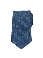 Marvel Avengers Motifs Blue Men's Tie