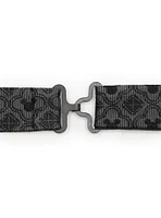 Disney Mickey Mouse Pattern Black Bow Tie