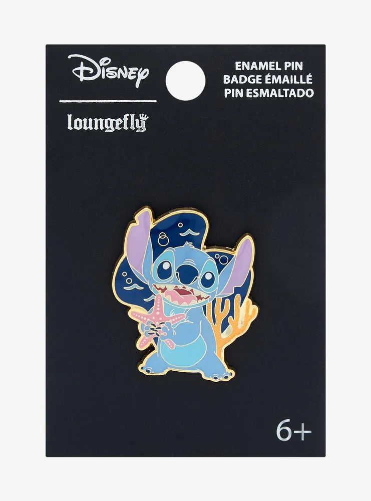 Loungefly Disney Lilo & Stitch Starfish Enamel Pin - BoxLunch Exclusive