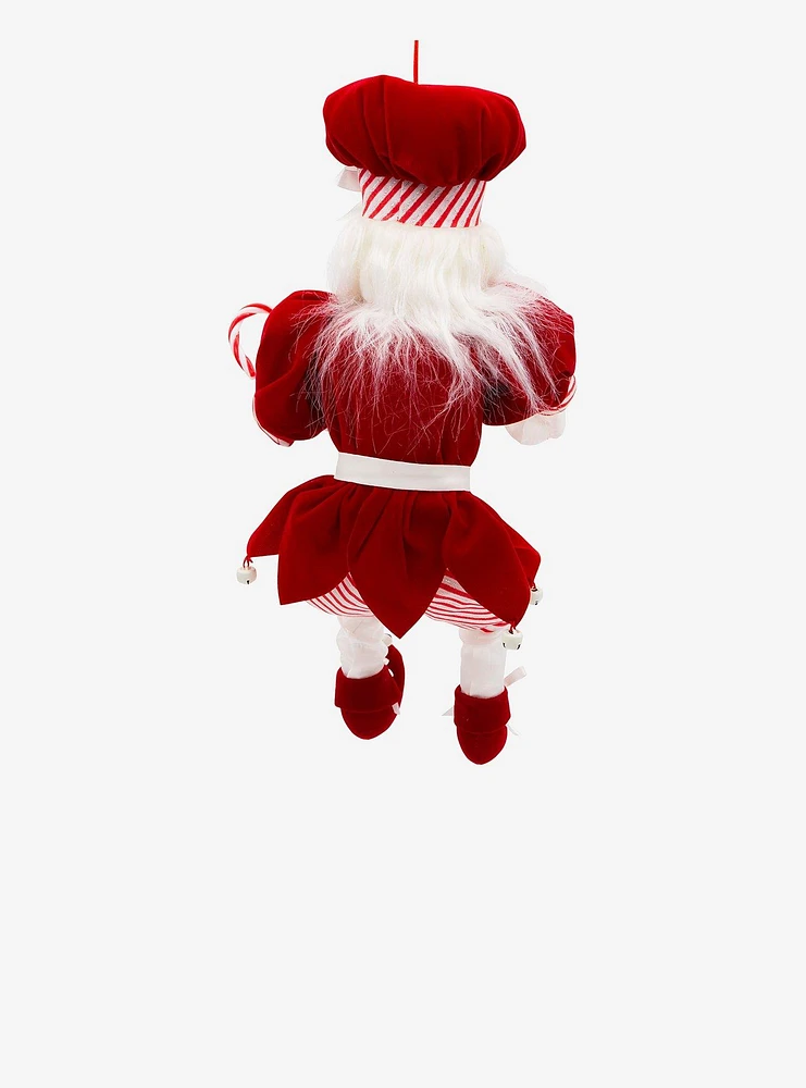 Kringle Klaus Peppermint Chef Santa Figure