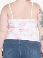 Disney Lilo & Stitch Fruit Tie-Dye Crop Girls Tank Top Plus Size