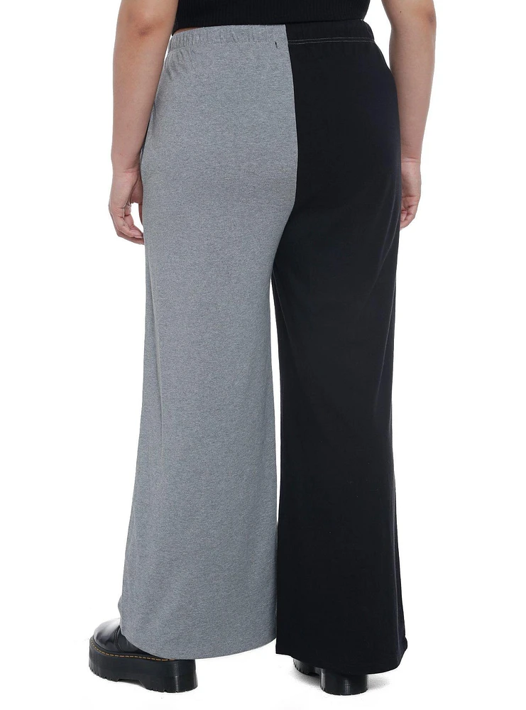 Skeleton Mona Lisa Split Girls Lounge Pants Plus