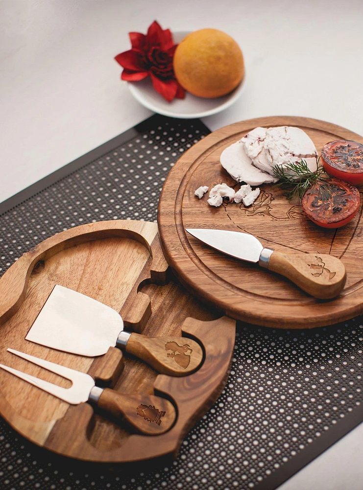 Disney Beauty & The Beast Cheese Cutting Board And Tools Set