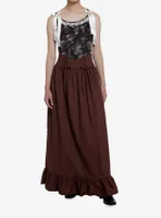 Thorn & Fable Mushroom Girls Corset Top