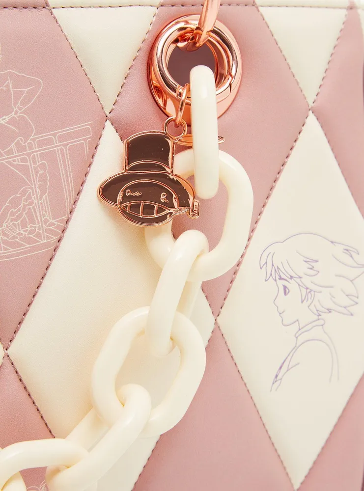 Studio Ghibli Howl's Moving Castle Quilted Icons Handbag - BoxLunch Exclusive