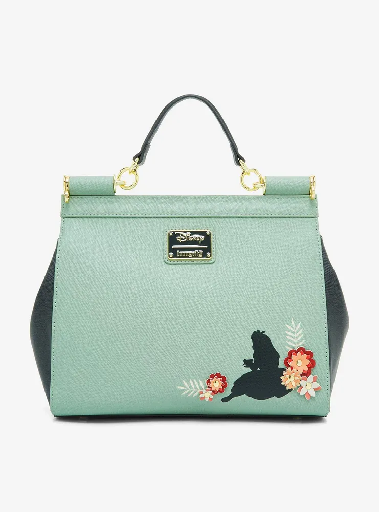 Loungefly Disney Alice in Wonderland Floral Silhouette Portrait Handbag - BoxLunch Exclusive