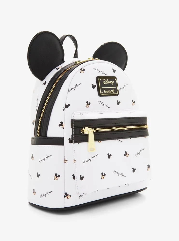 Loungefly Disney Mickey Mouse Signature Allover Print Mini Backpack - BoxLunch Exclusive
