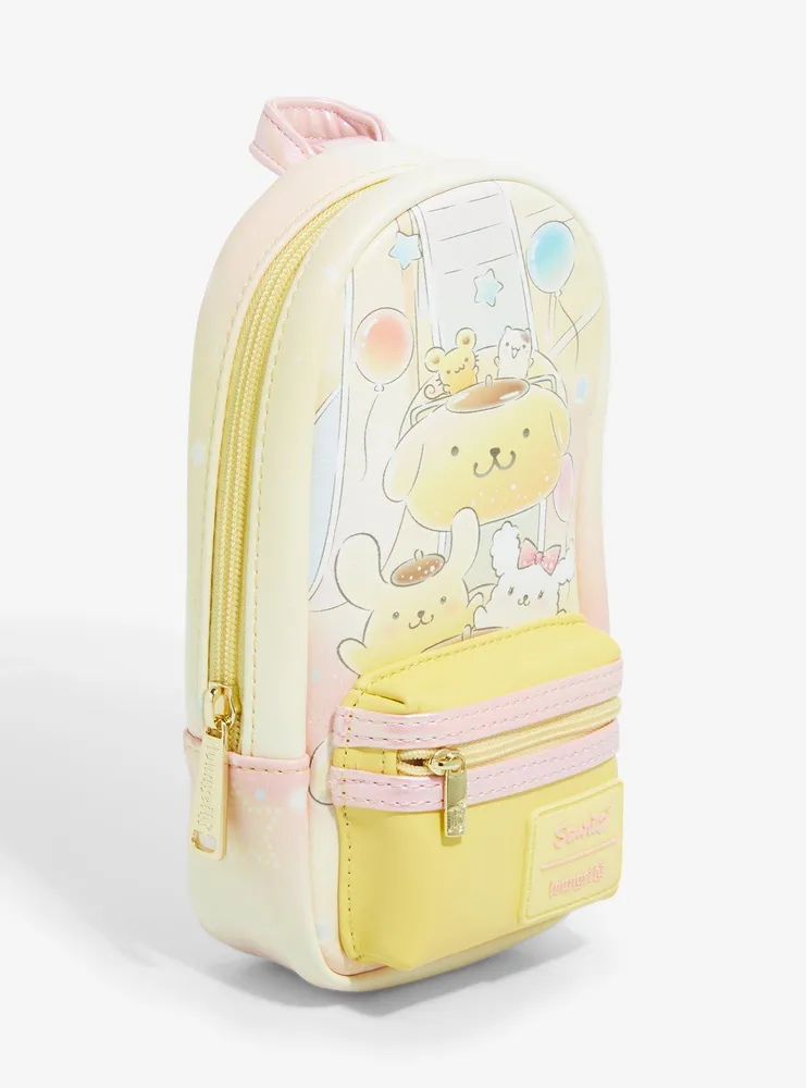 Loungefly Sanrio Pompompurin Roller Coaster Backpack Pencil Case