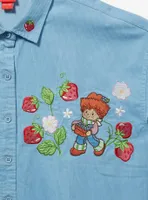 Strawberry Shortcake Embroidered Plus Shacket - BoxLunch Exclusive