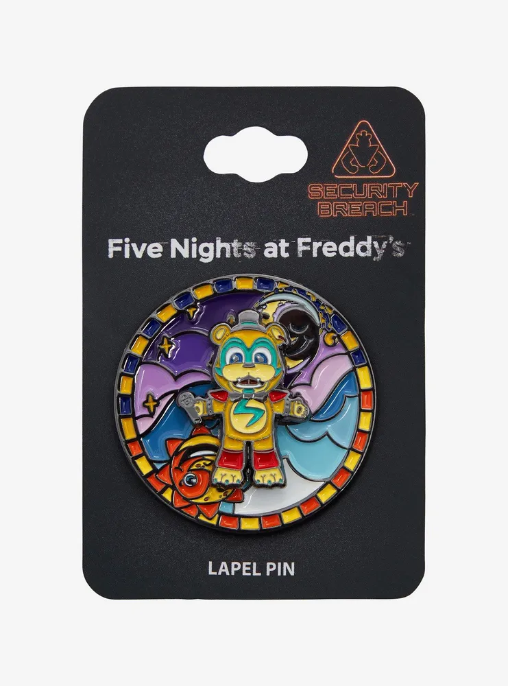 Five Nights at Freddy's: Security Breach Glamrock Freddy Spinning Enamel Pin - BoxLunch Exclusive