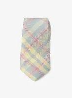 Pastel Plaid Men's Tie