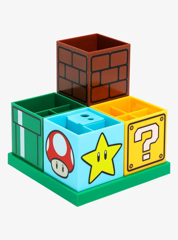 Nintendo Super Mario Game Desktop Organizer