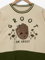 Marvel Guardians of the Galaxy Groot Panel Crewneck - BoxLunch Exclusive