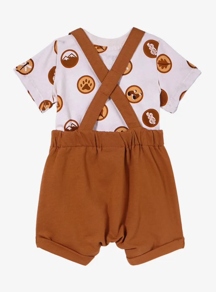 Disney Pixar Up Russell Wilderness Explorer Infant Overall Set — BoxLunch Exclusive