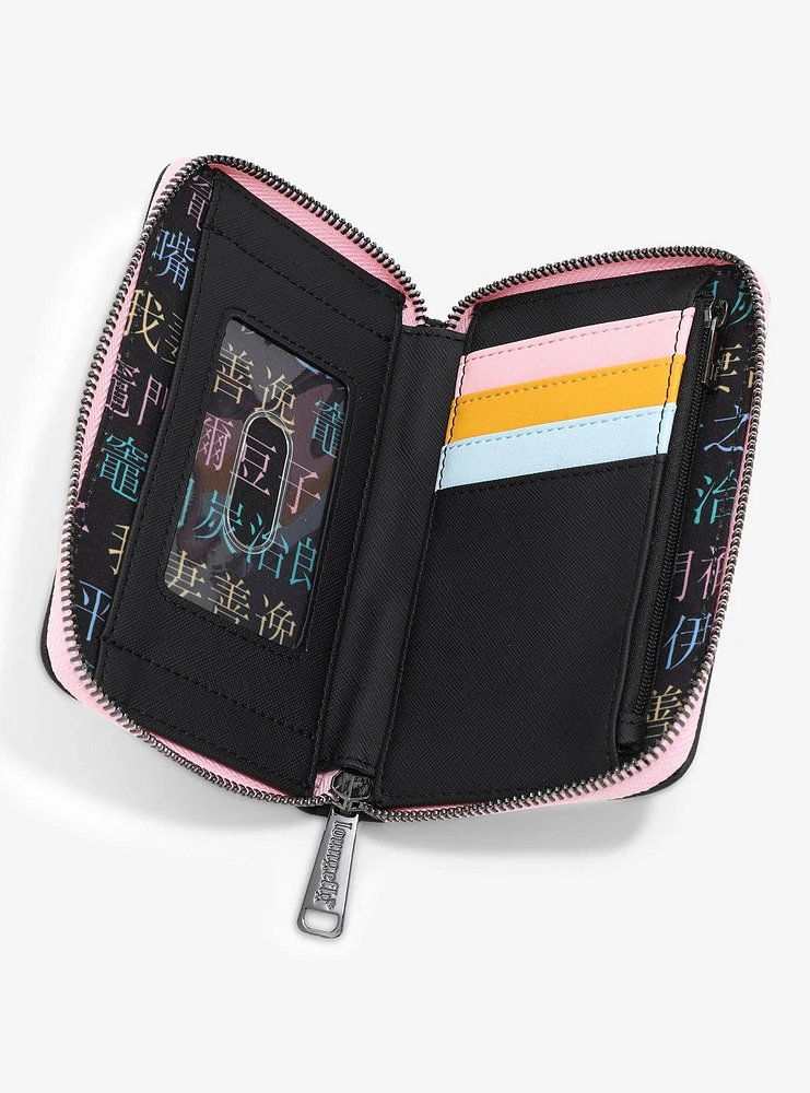 Loungefly Demon Slayer: Kimetsu no Yaiba Character Zip Wallet