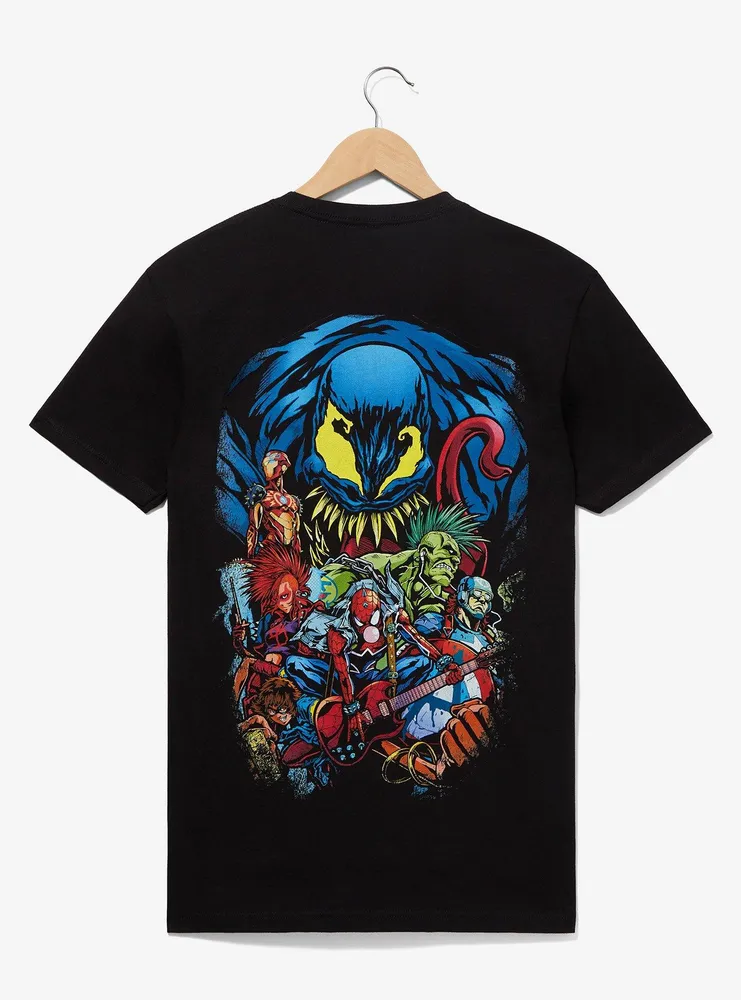 Marvel Spider-Man Spider-Punk Portrait T-Shirt - BoxLunch Exclusive
