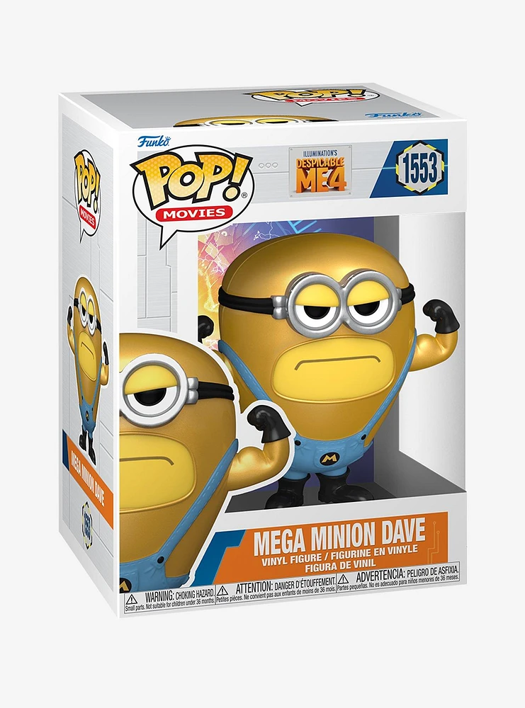 Funko Pop! Movies Despicable Me 4 Mega Minion Dave Vinyl Figure