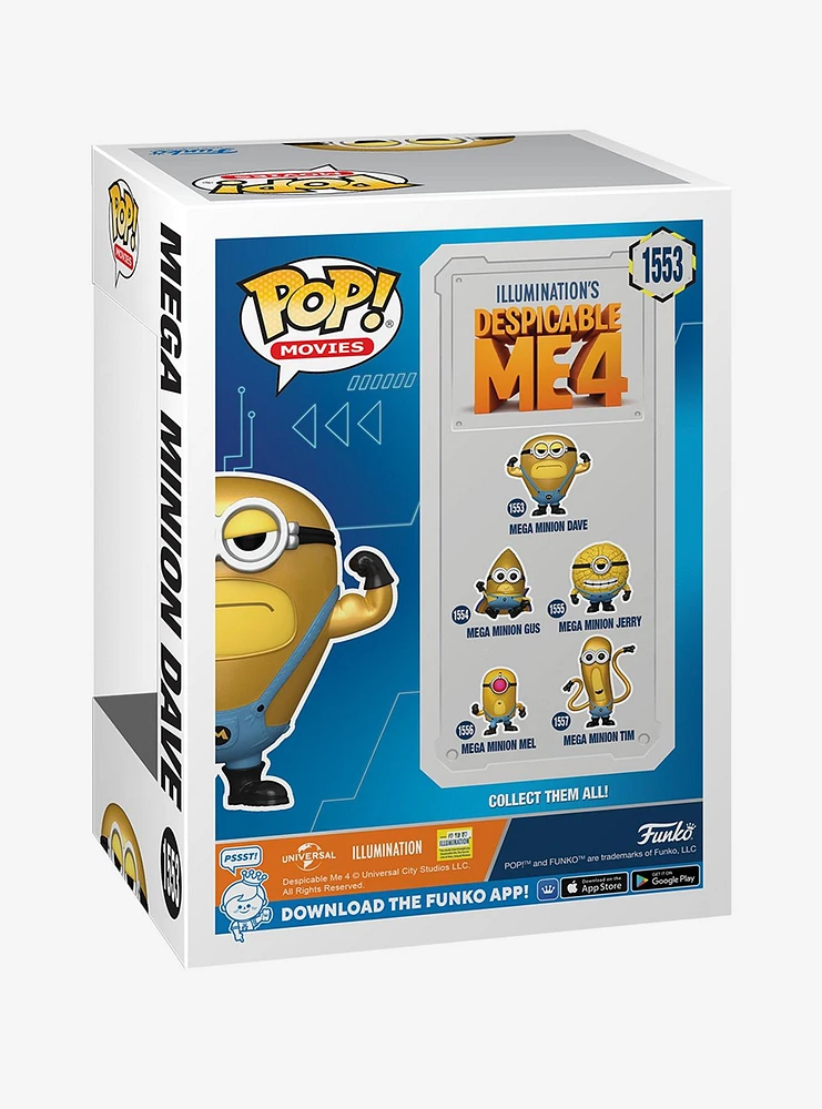 Funko Pop! Movies Despicable Me 4 Mega Minion Dave Vinyl Figure
