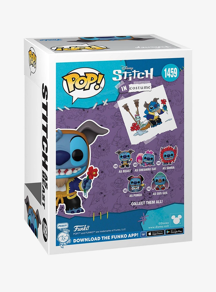 Funko Pop! Disney Stitch in Costume Stitch as Beast Vinyl Figure