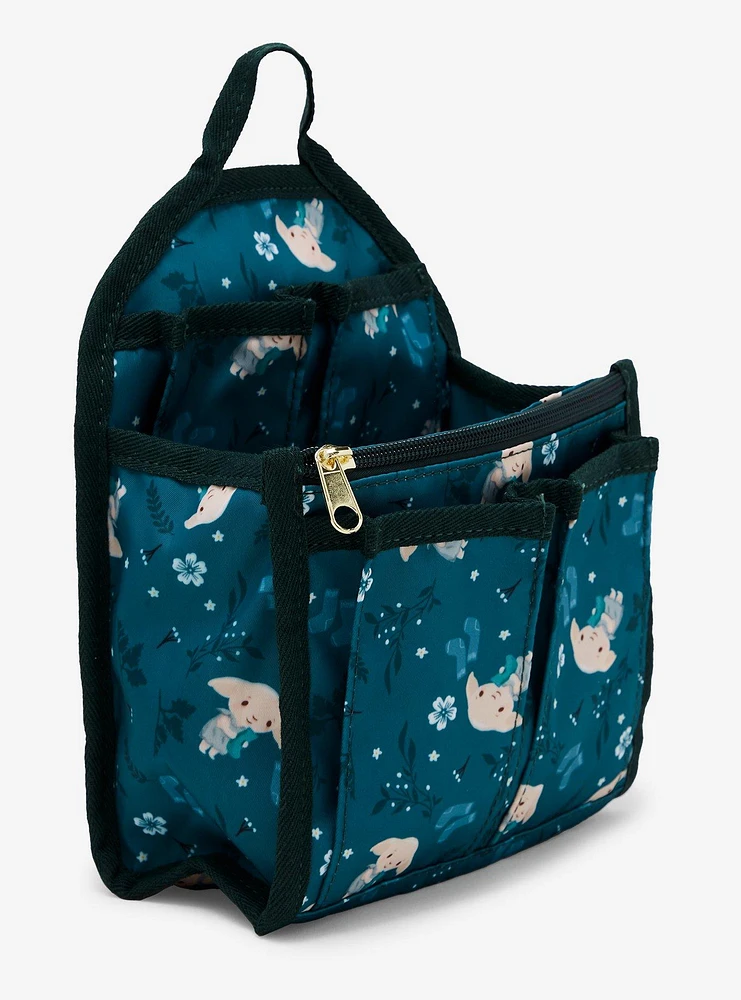 Harry Potter Dobby Floral Allover Print Mini Backpack Organizer - BoxLunch Exclusive