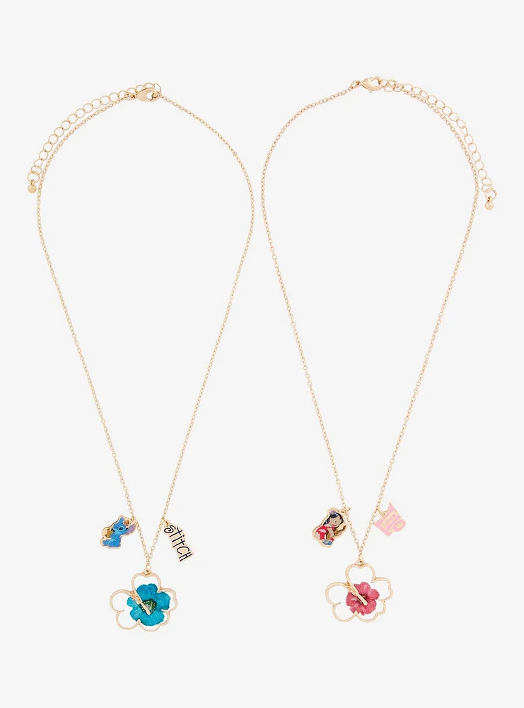 Disney Lilo & Stitch Floral Bestie Necklace Set - BoxLunch Exclusive