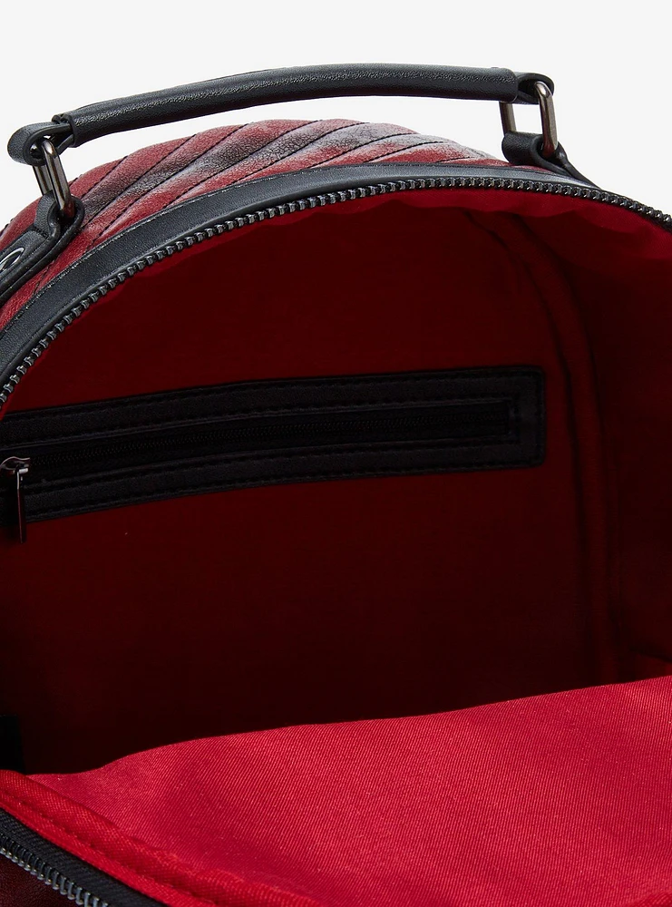 Marvel Deadpool Quilted Emblem Mini Backpack - BoxLunch Exclusive
