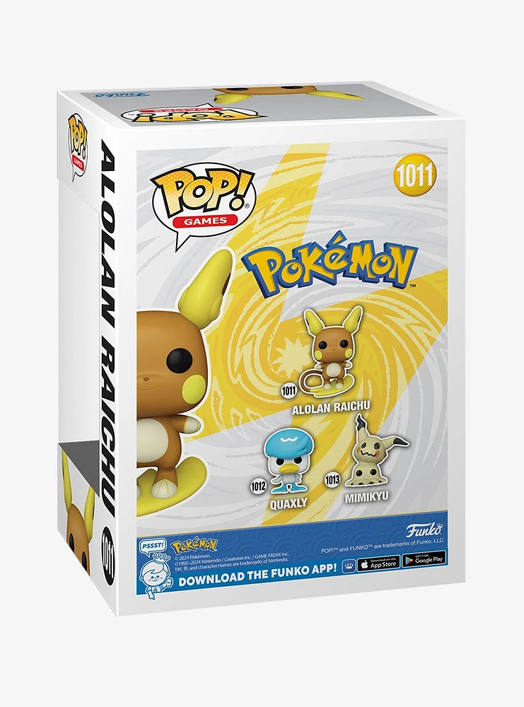 Funko Pop! Games Pokémon Alolan Raichu Vinyl Figure