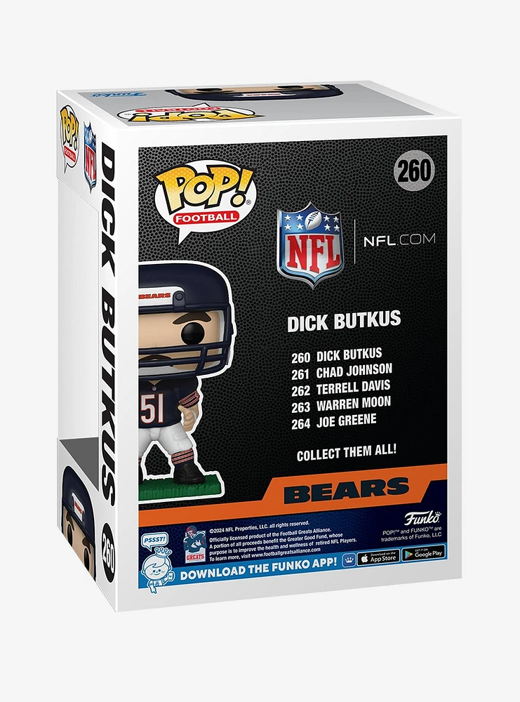 Funko Pop! Football NFL Chicago Bears Dick Butkus Vinyl Figure