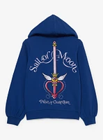 Pretty Guardian Sailor Moon Bow Women's Zippered Hoodie - BoxLunch Exclusive
