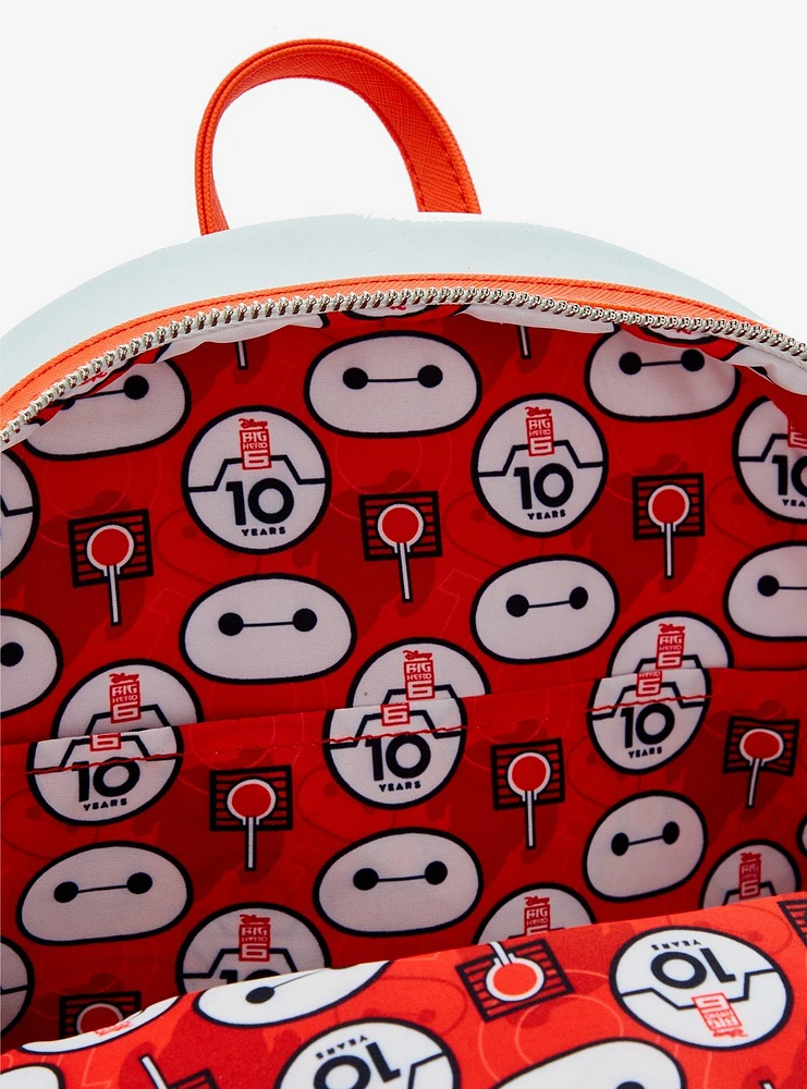 Loungefly Disney Big Hero 6 10th Anniversary Group Hug Mini Backpack