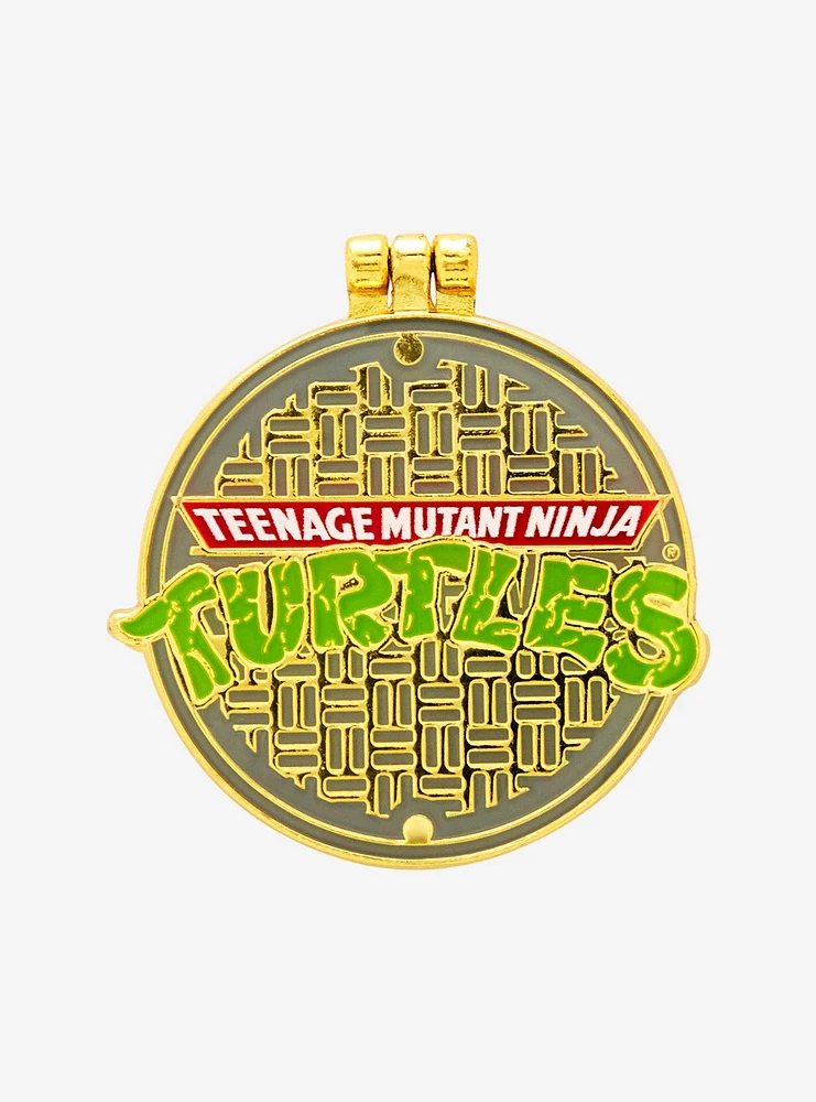 Loungefly Teenage Mutant Ninja Turtles Manhole Hinged Enamel Pin — BoxLunch Exclusive