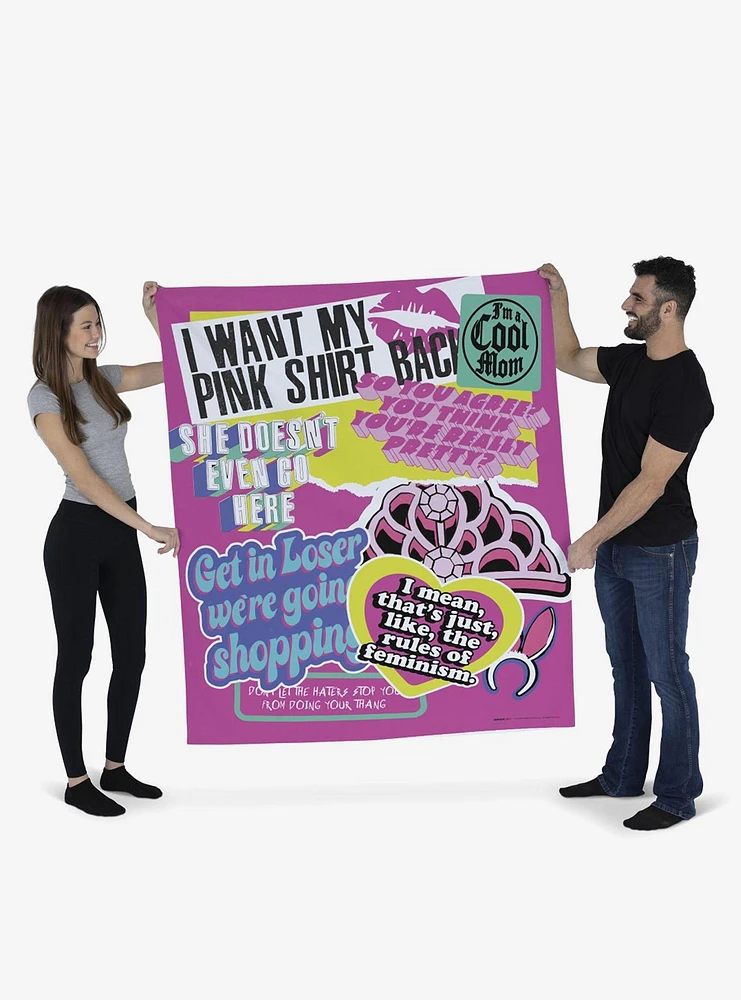 Mean Girls Girl Talk Printed Wall Tapestry