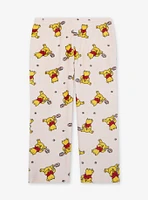 Disney Winnie the Pooh Hunny Bear Plush Allover Print Women's Plus Sleep Pants - BoxLunch Exclusive