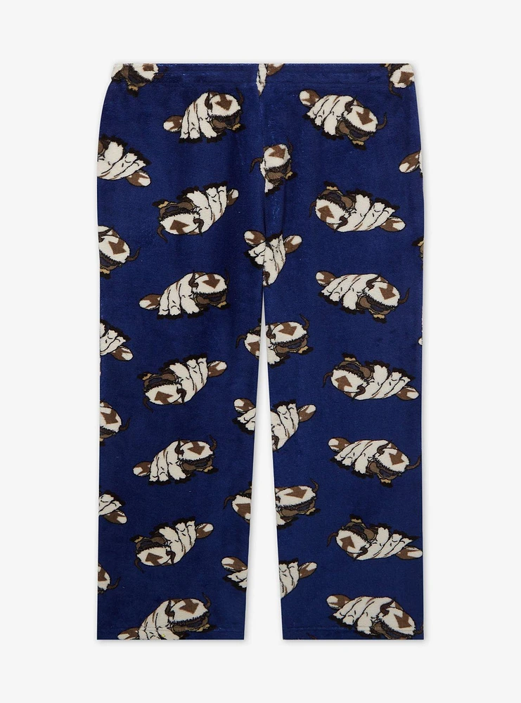 Avatar: The Last Airbender Appa Allover Print Women's Plus Plush Sleep Pants - BoxLunch Exclusive
