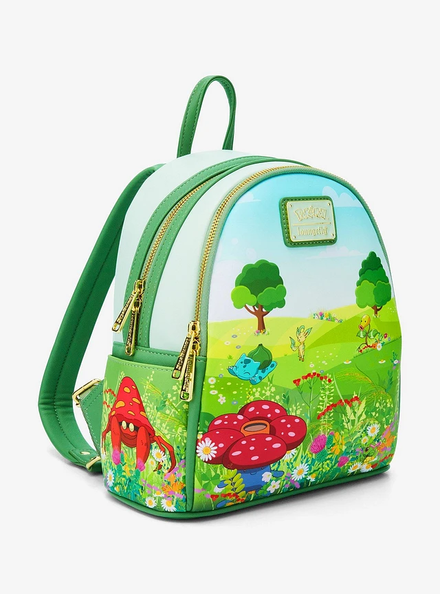 Pokemon Loungefly Pokémon Grass Type Scene Mini Backpack  display picture 3