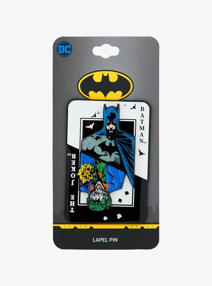 DC Comics Batman The Joker Playing Card 3 Piece Enamel Pin — BoxLunch Exclusive