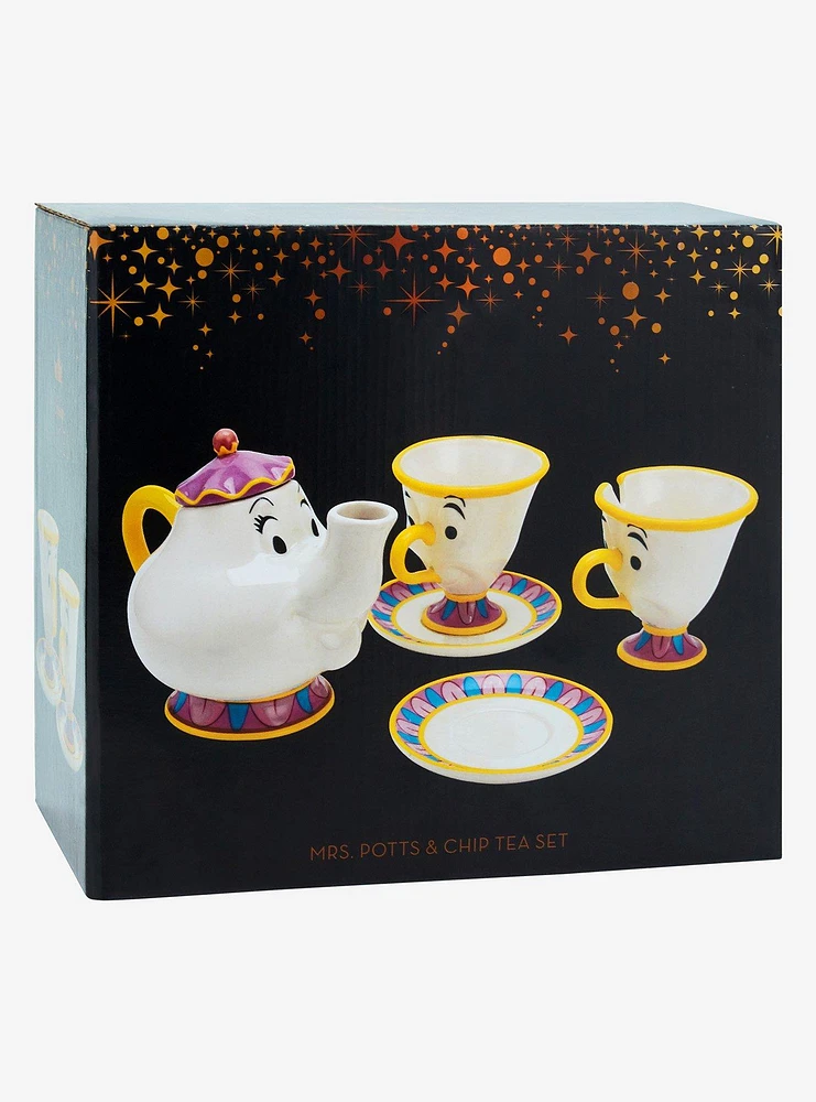 Disney Beauty and the Beast Mrs. Potts & Chip Tea Set