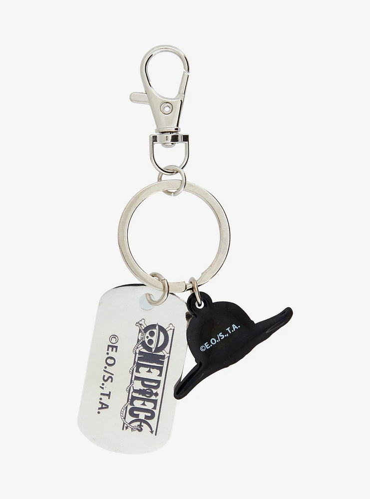 One Piece Luffy Wanted Multi Charm Keychain — BoxLunch Exclusive