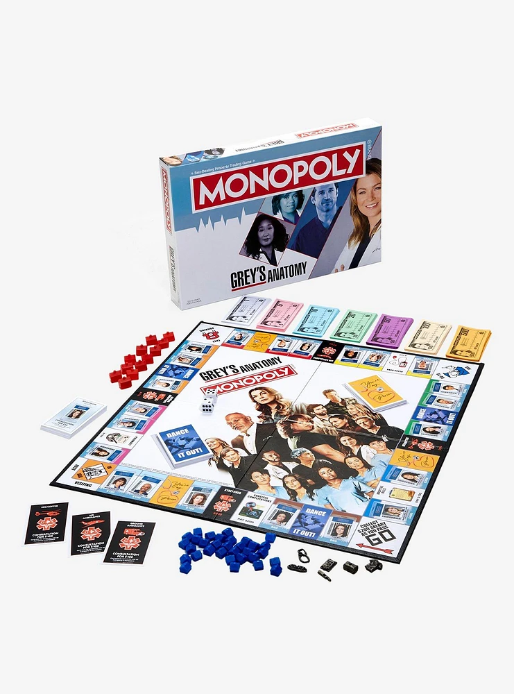 Grey's Anatomy Monopoly Board Game