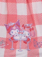 Sanrio My Melody & Kuromi Diner Checkered Tie-Back Women's Plus Blouse - BoxLunch Exclusive