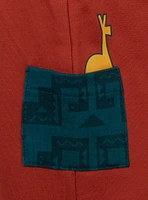 Disney The Emperor's New Groove Kuzco Color Block Infant T-Shirt and Overall Set